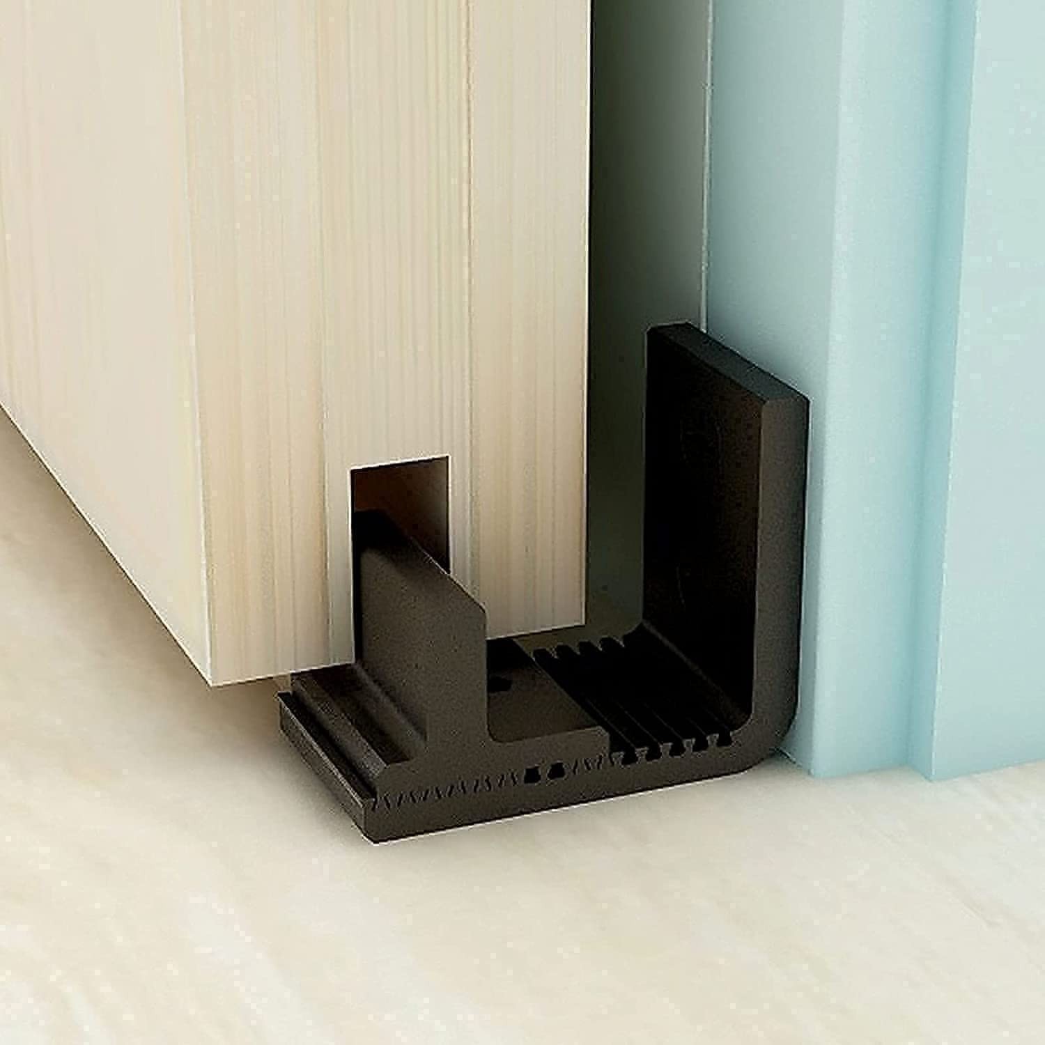 Floor Guide for Barn Doors Heated Floor Friendly No Drilling Required