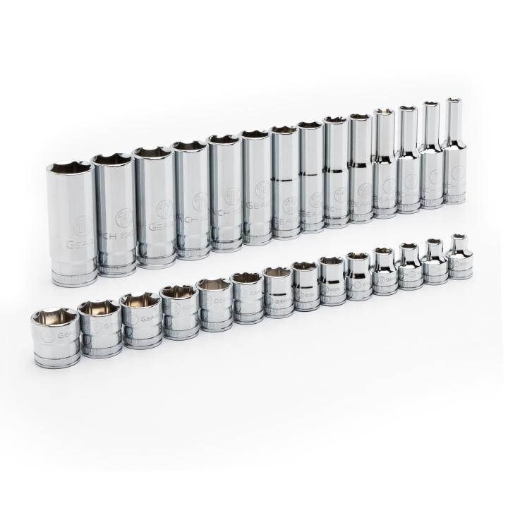 GearWrench 3/8 Drive 6 Point DEEP or SHALLOW Sockets MM & SAE *choose your size*