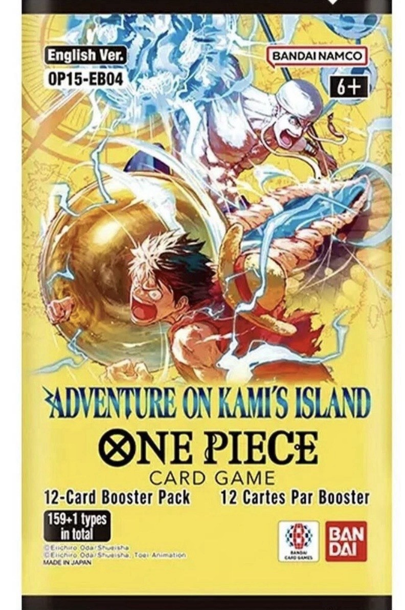 One Piece OP-15 Adventure on Kami's Island Booster Pack Factory Sealed ENGLISH