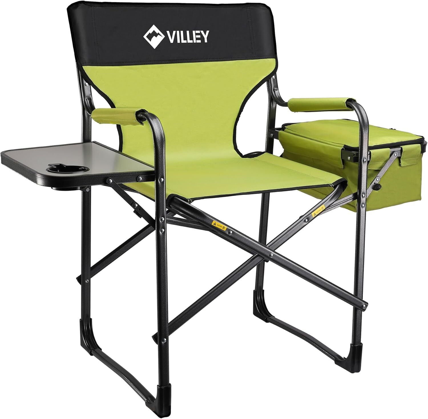 VILLEY Heavy Duty Directors Chair Folding Camping Chair 20"D x 23"W x 37"H Green