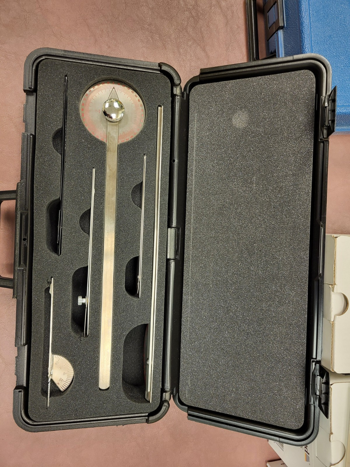 JAMAR Goniometer stainless steel SET.   Chiropractic  Physical Therapy. 6 Pieces