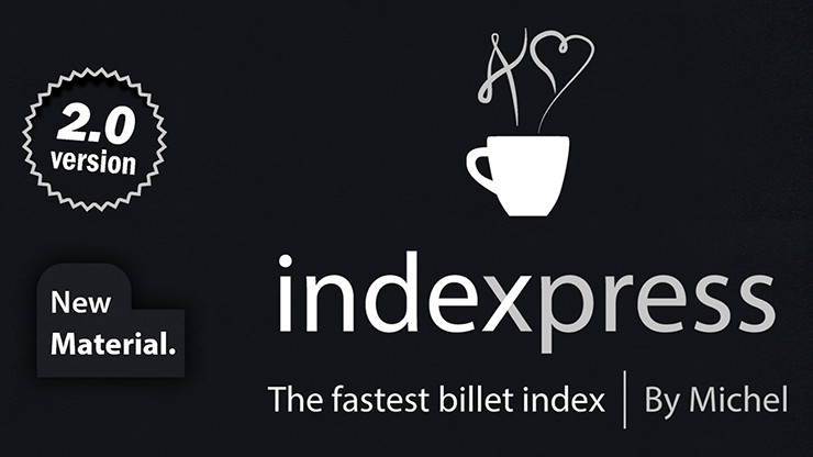 Indexpress 2.0 (Gimmick and Online Instructions) plus a Free Blue invisible deck