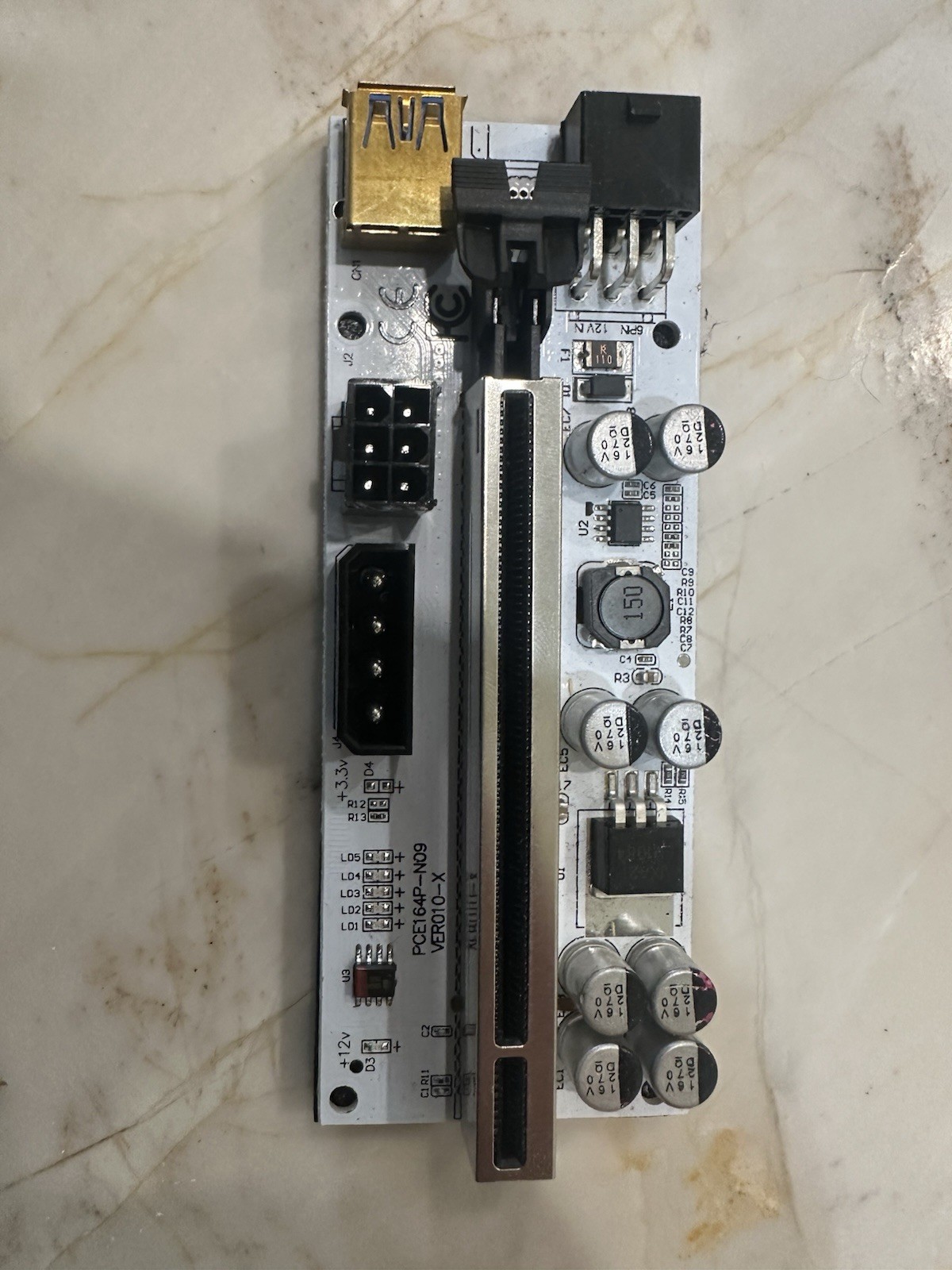 20x PCIe USB 3.0 GPU Mining Kit - 20 Risers, 20 USB Cables, 20 x1 Adapters