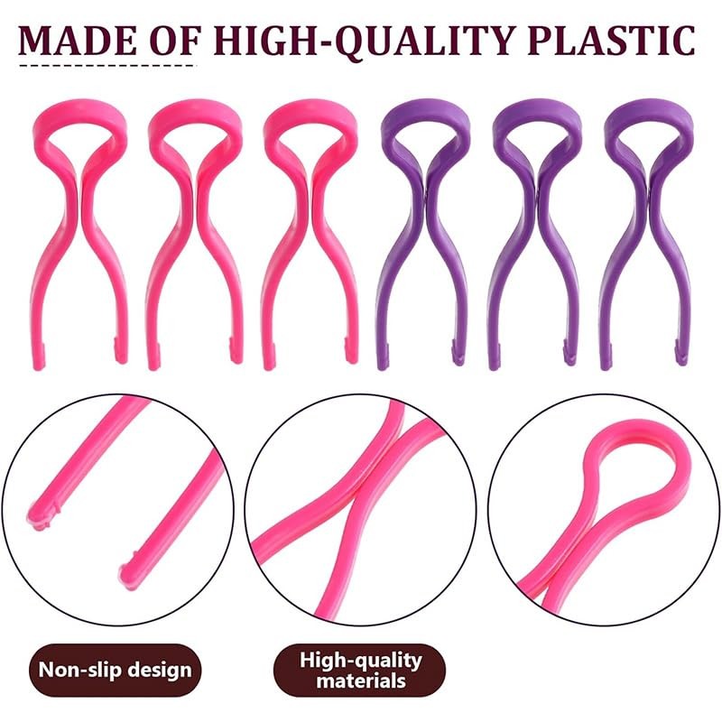 100 PCS Bobbin Holder – Colorful Clips for Sewing Machine Multicolor