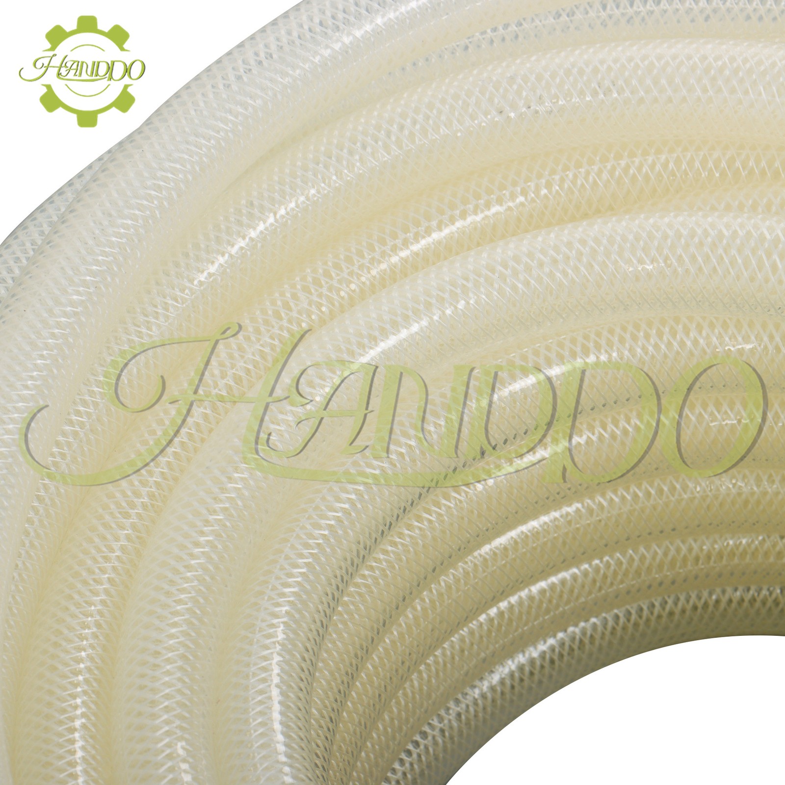 3/4" ID × 1" OD 100ft Clear Braided Hose High Pressure Flexible Reinforce PVC