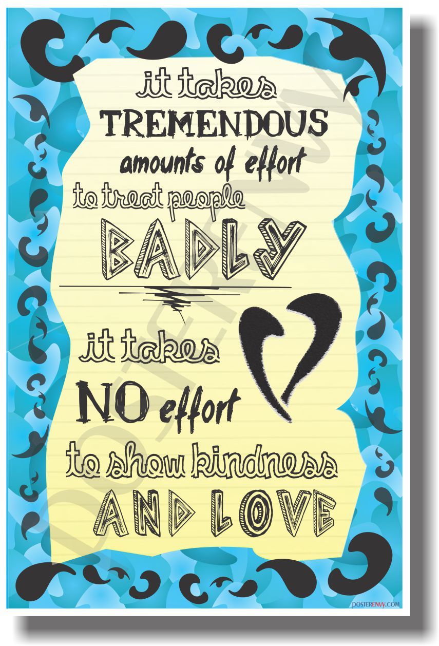 It Takes A Tremendous Amount - NEW Classroom Motivational Quote Poster