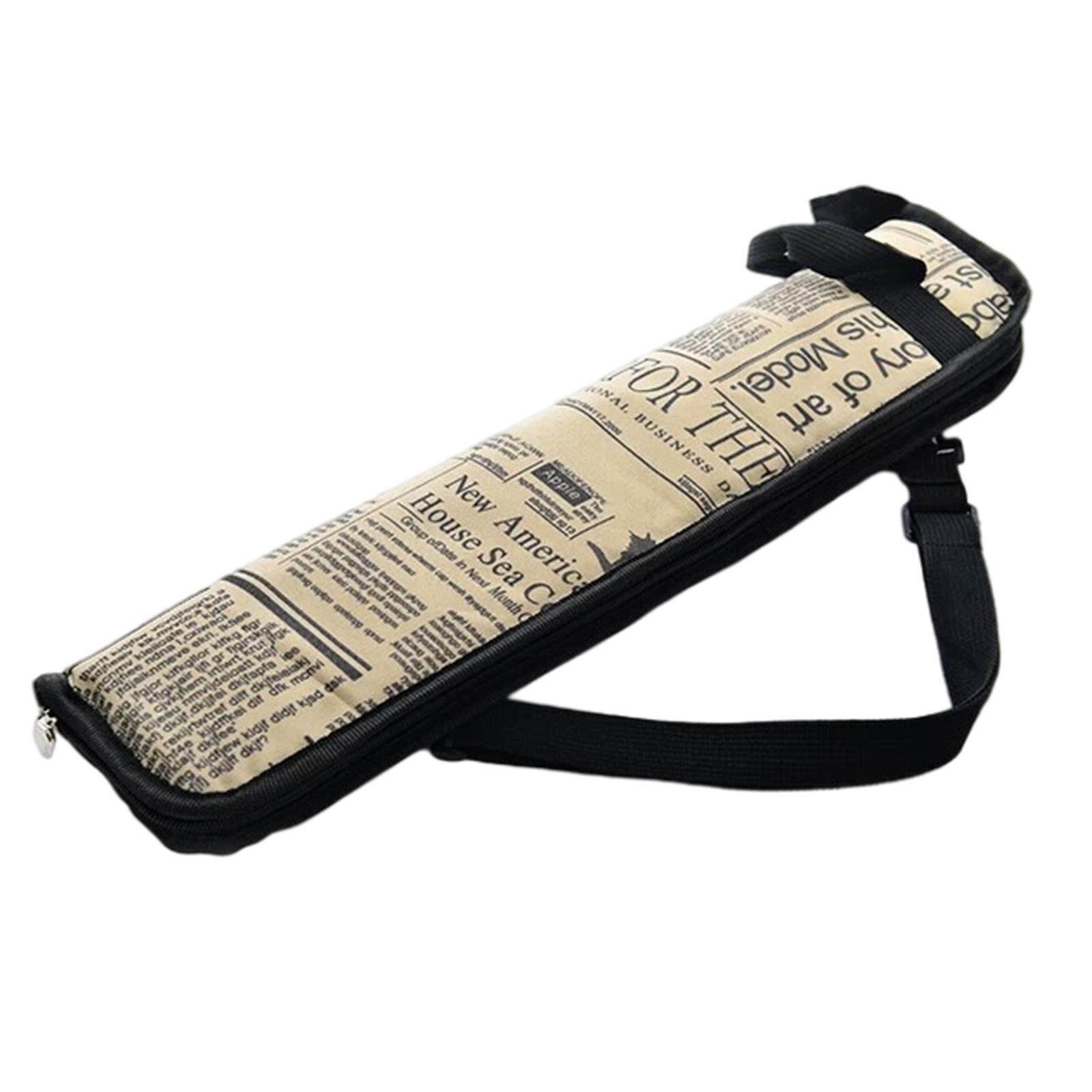 Printed Drum Stick Gig Bag Drum Stick Shoulder Bag 4 Pockets Water Resistant