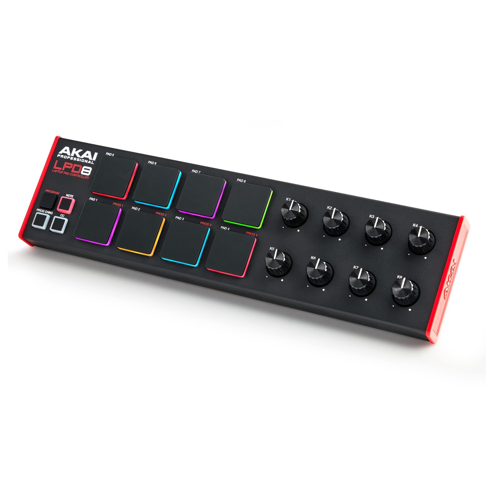 Professional LPD8 - USB MIDI Controller with 8 Responsive RGB MPC Drum Pads for