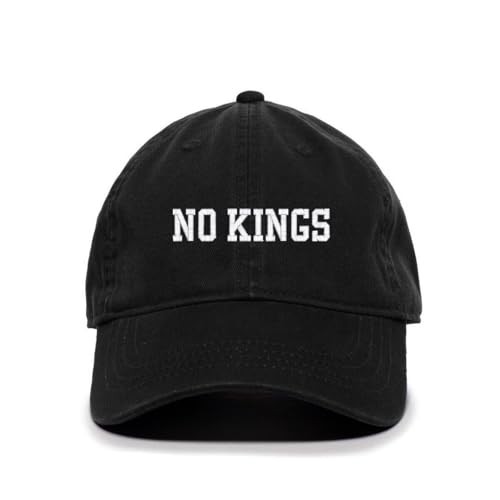 No Kings Democrats Anti Republican Embroidered Baseball Cap Adjustable Dad Hat