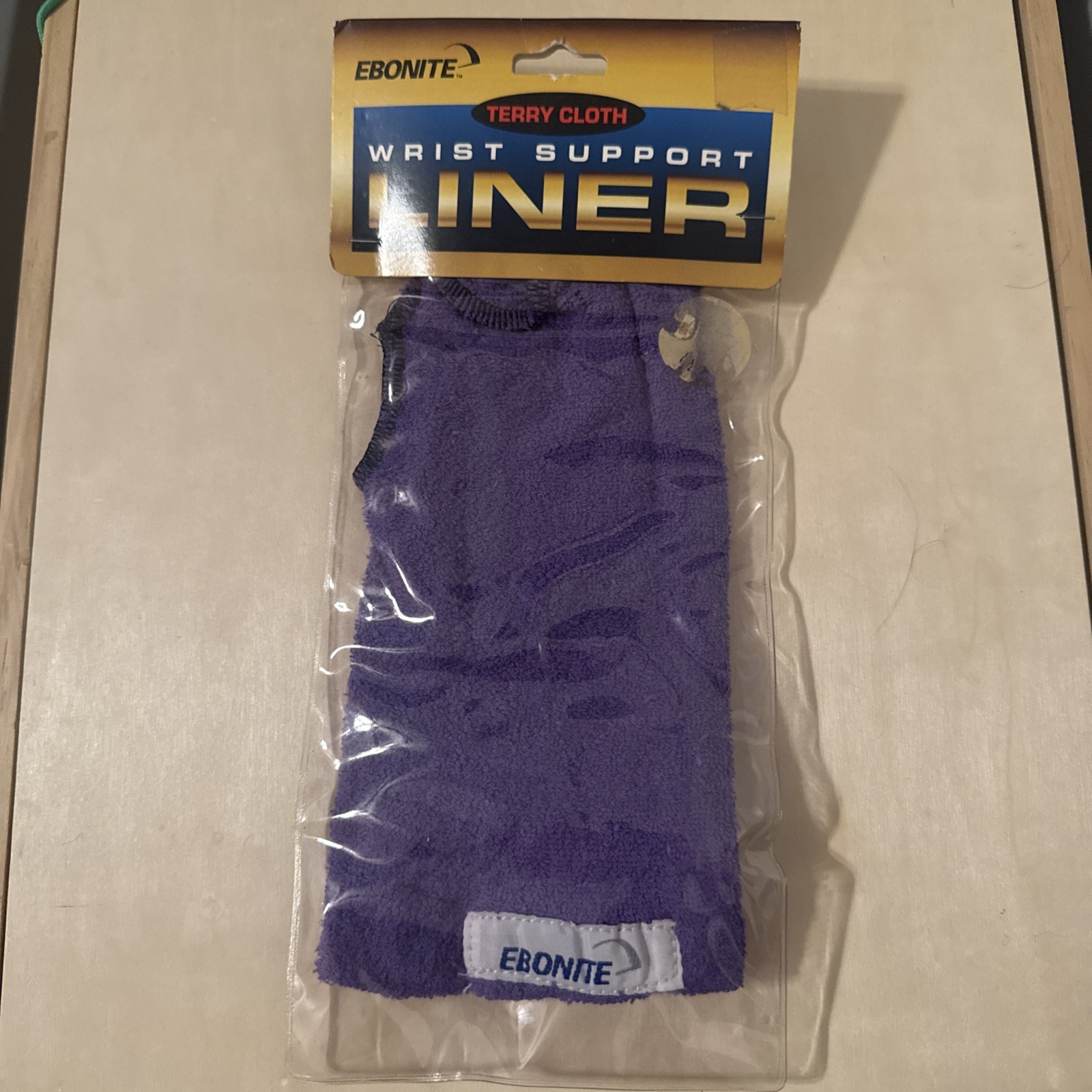 Ebonite Terry Cloth Wrist Support Liner, Purple