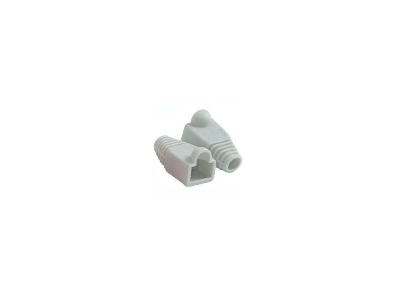 C2G 04754 RJ45 Snagless Boot Cover (6.0mm OD) Multipack (50 pack) - Gray (TAA Co