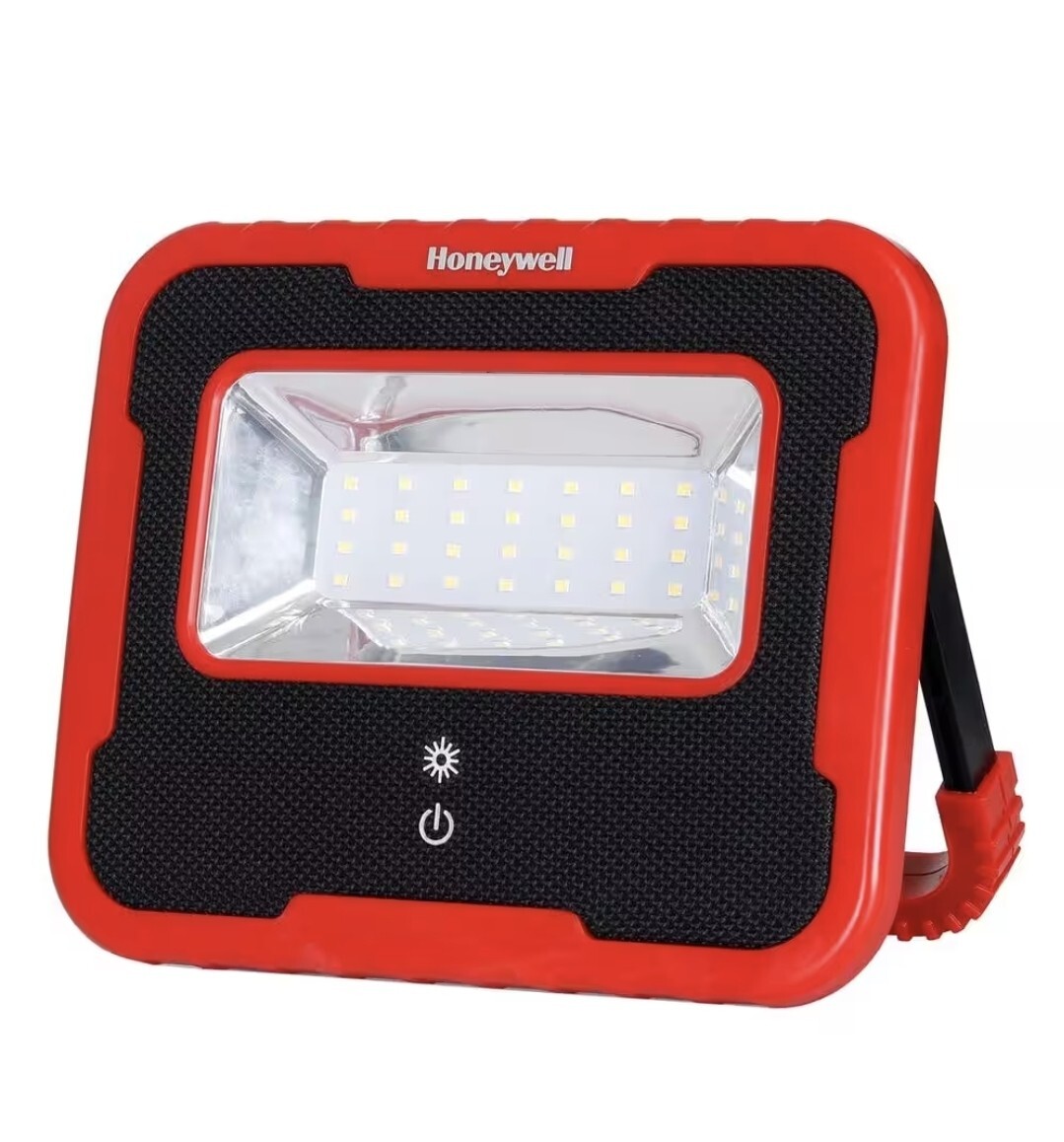 Honeywell 1000 Lumens Rechargeable LED Work Light with Bluetooth Speaker. New.