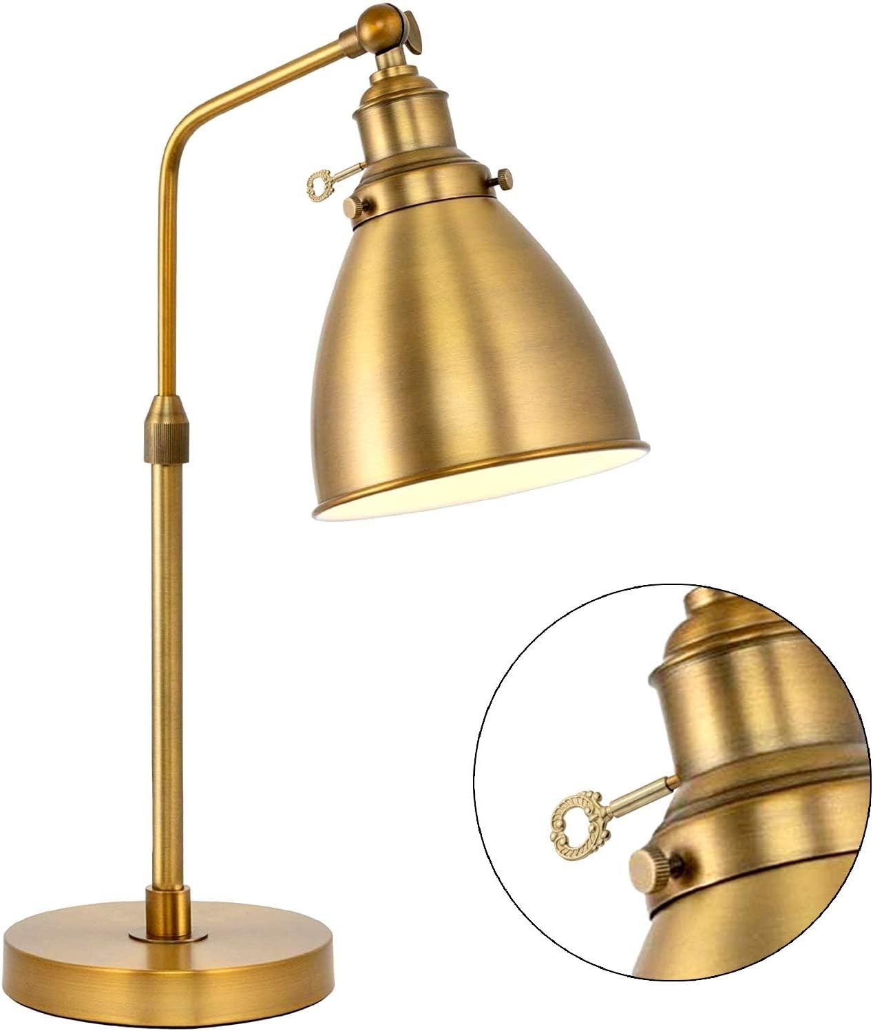 Comfort Grip Brass Lamp Knob Replacement – 2 Pack for Table & Floor Lamps