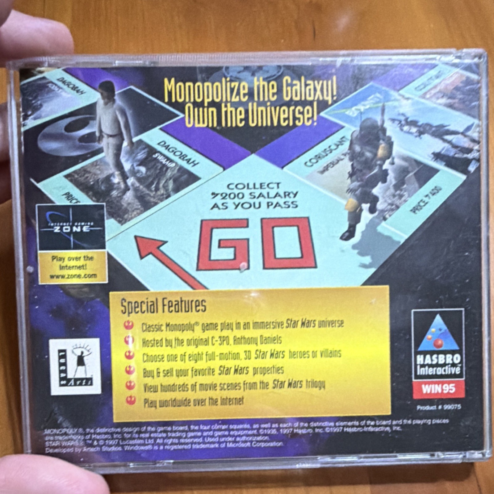 Hasbro Interactive Monopoly Star Wars CD-ROM Edition CD