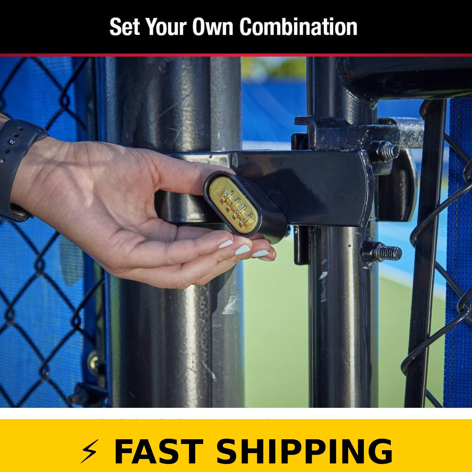 Master Lock Combination Padlocks Set Your Own Combo, 2 Pack