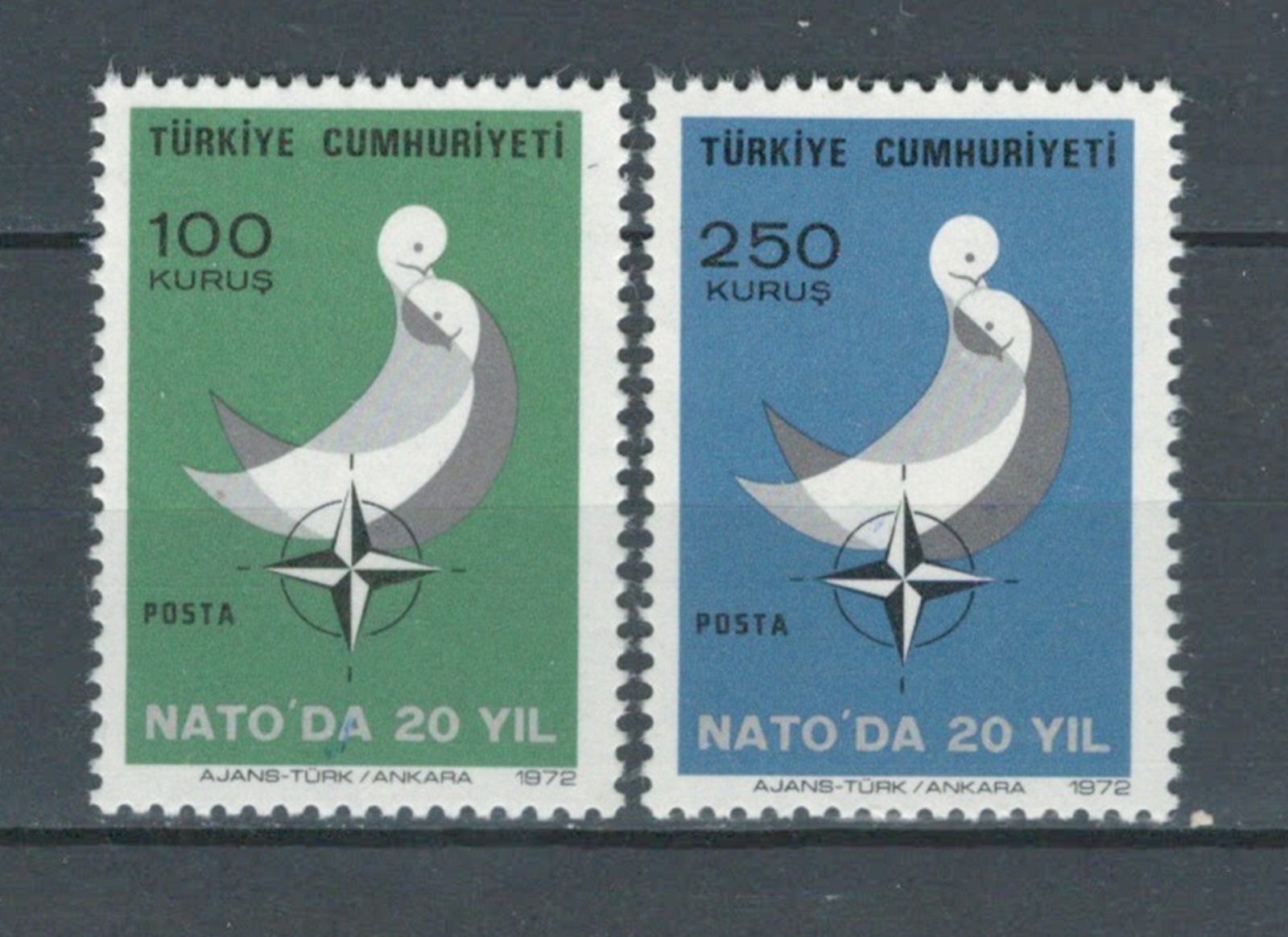 TURKEY  EUROPE NATO COMMEMORATIVE MNH SET LOT (SPOR 614 )