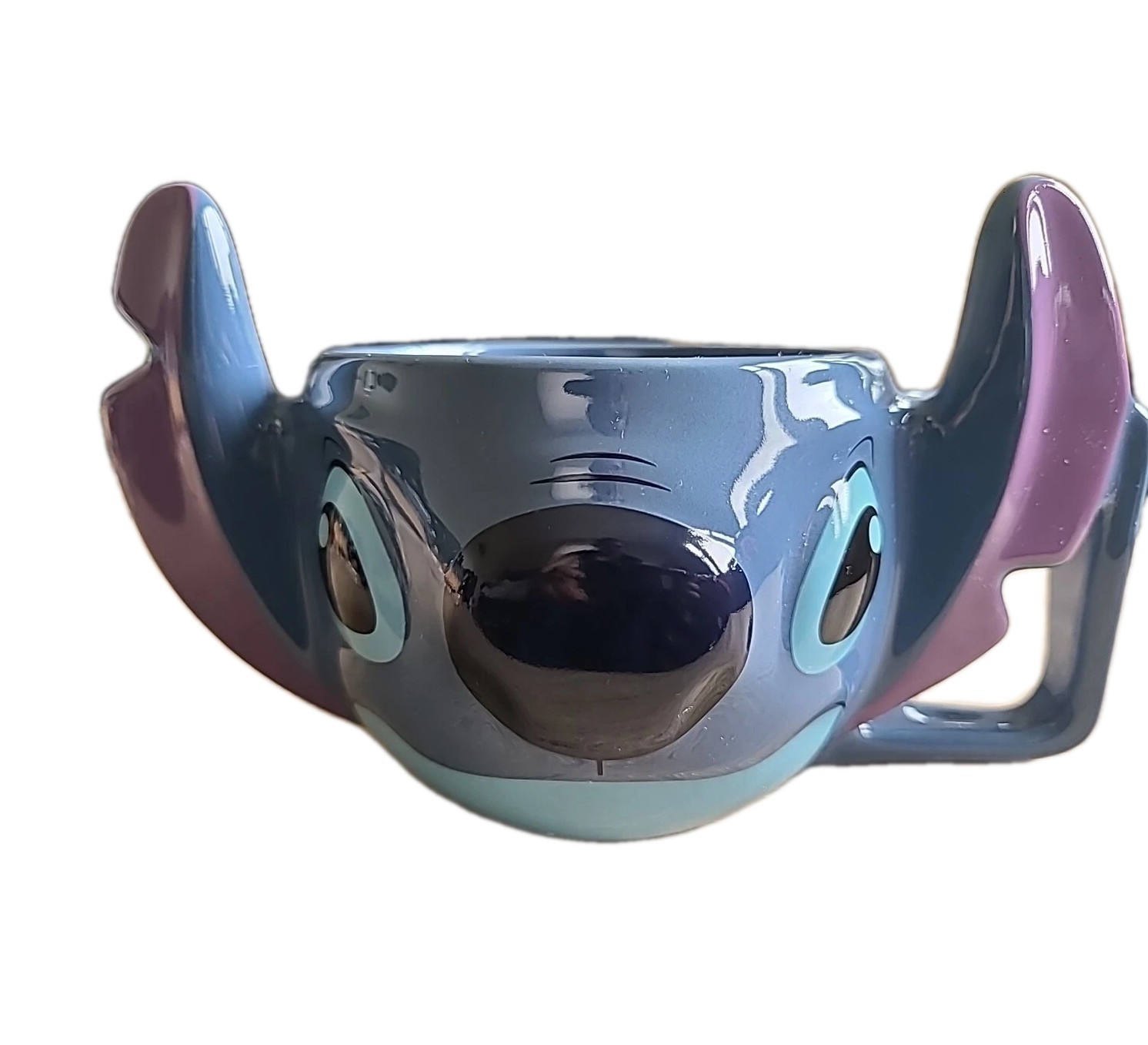 NWT! Disney Parks Lilo & Stitch Coffee Mug Bowl Big Ears Mug *No Spoon*
