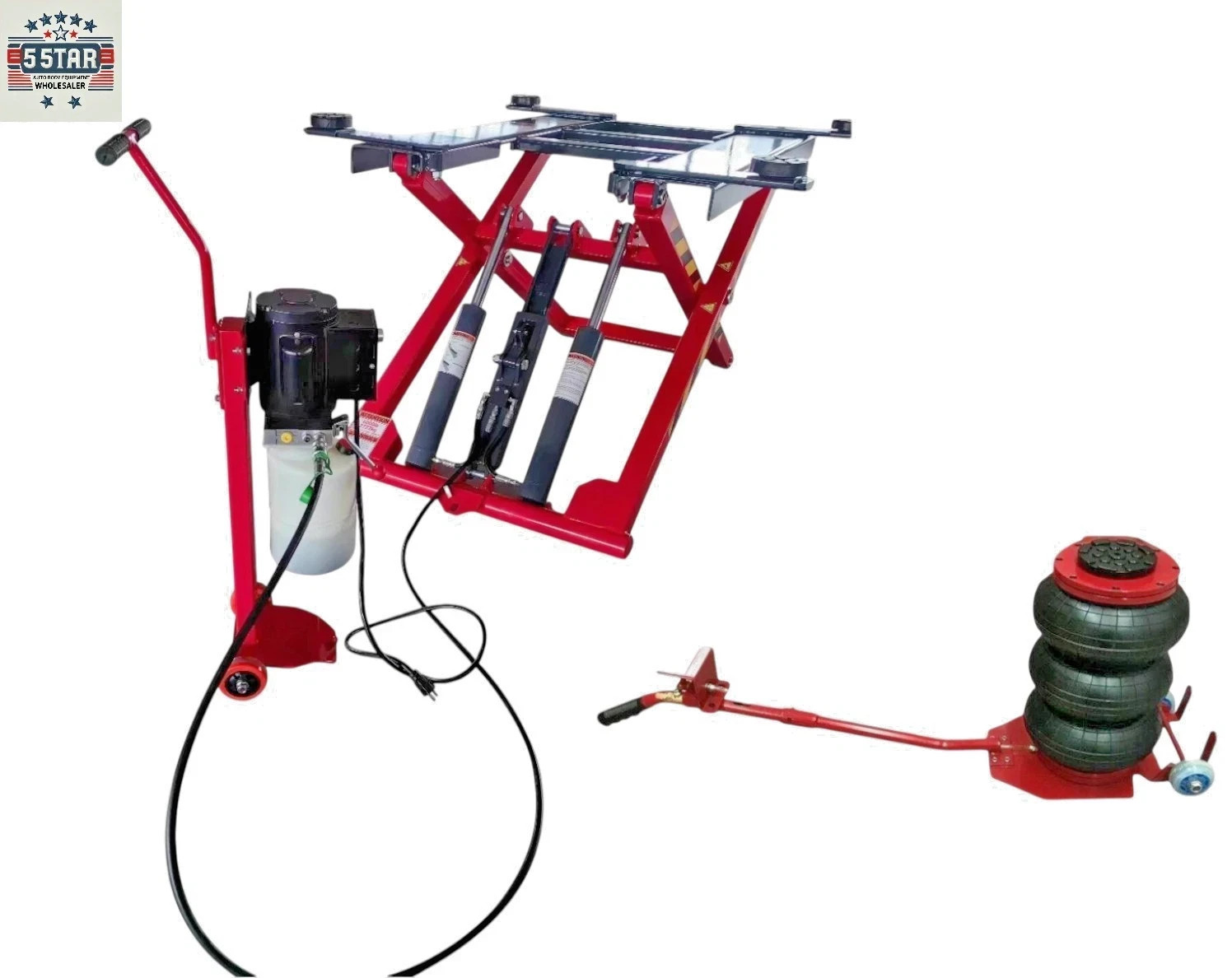 6,000 Lbs MID RISE 48" High  Vehicle Scissor Lift