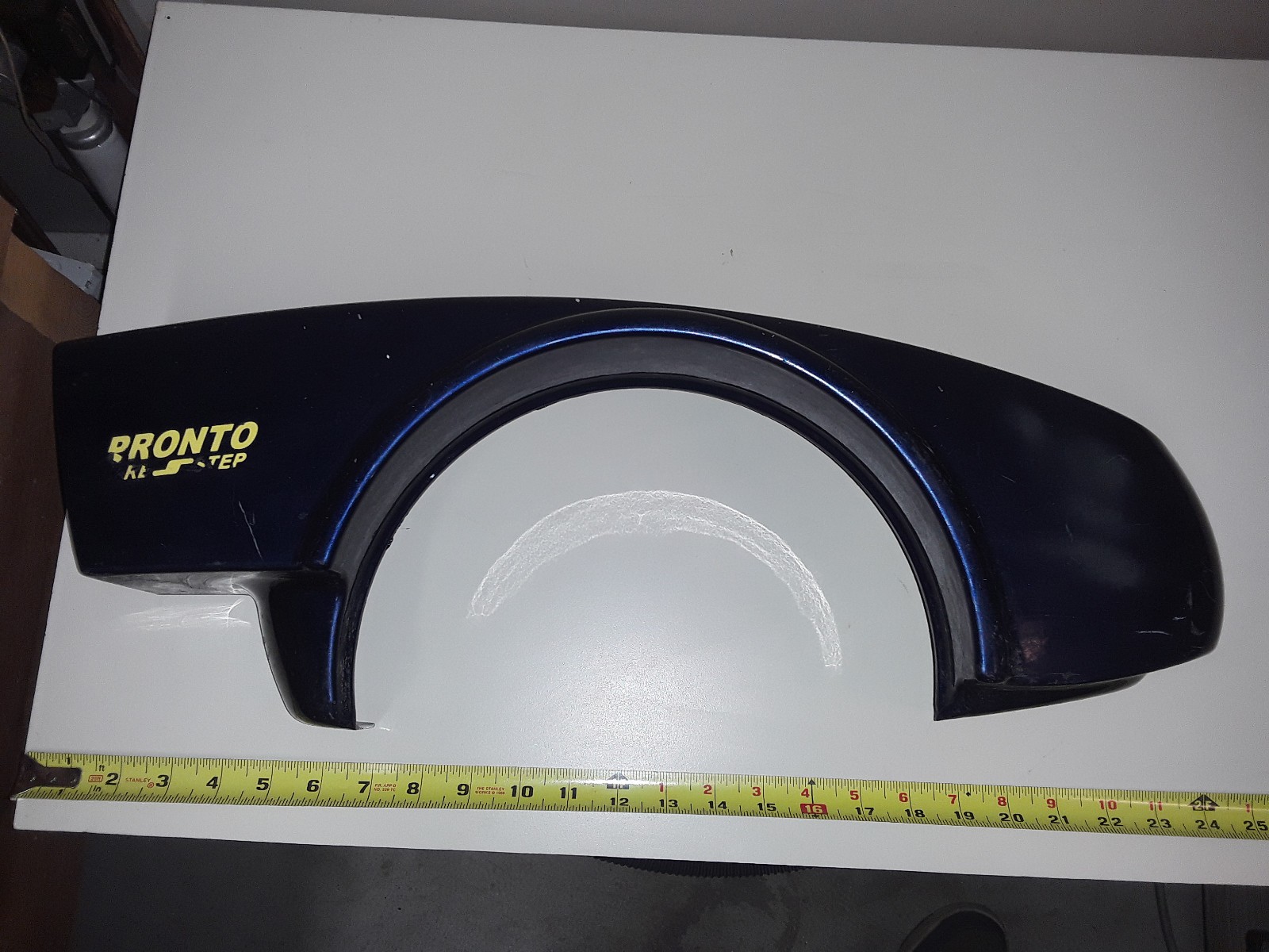 Left Fender Shroud Cover Invacare Pronto M51 Sure Step Wheelchair - Blue, used