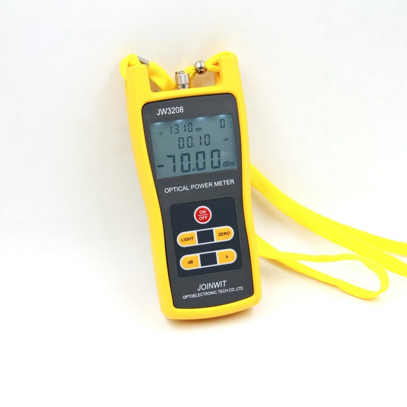 Portable Optical Power Meter JW3208C Laser Fiber Optic Tool Tester -50 to +26dBm