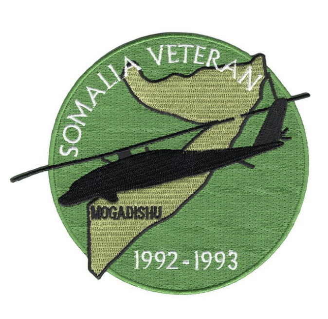 5.25" ARMY SOMALIA VETERAN 1992-1993 MOGADISHU EMBROIDERED PATCH