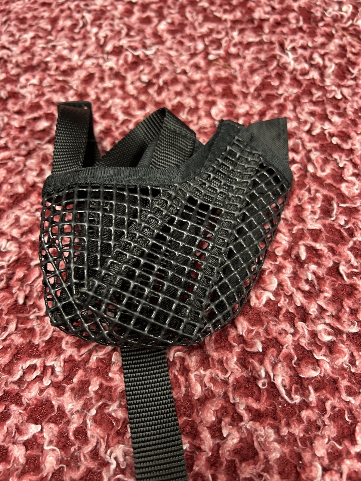 Small Dog Mesh muzzle XS Snout:4½"-6¼" Post Surgery Prevent Bite Protection NEW