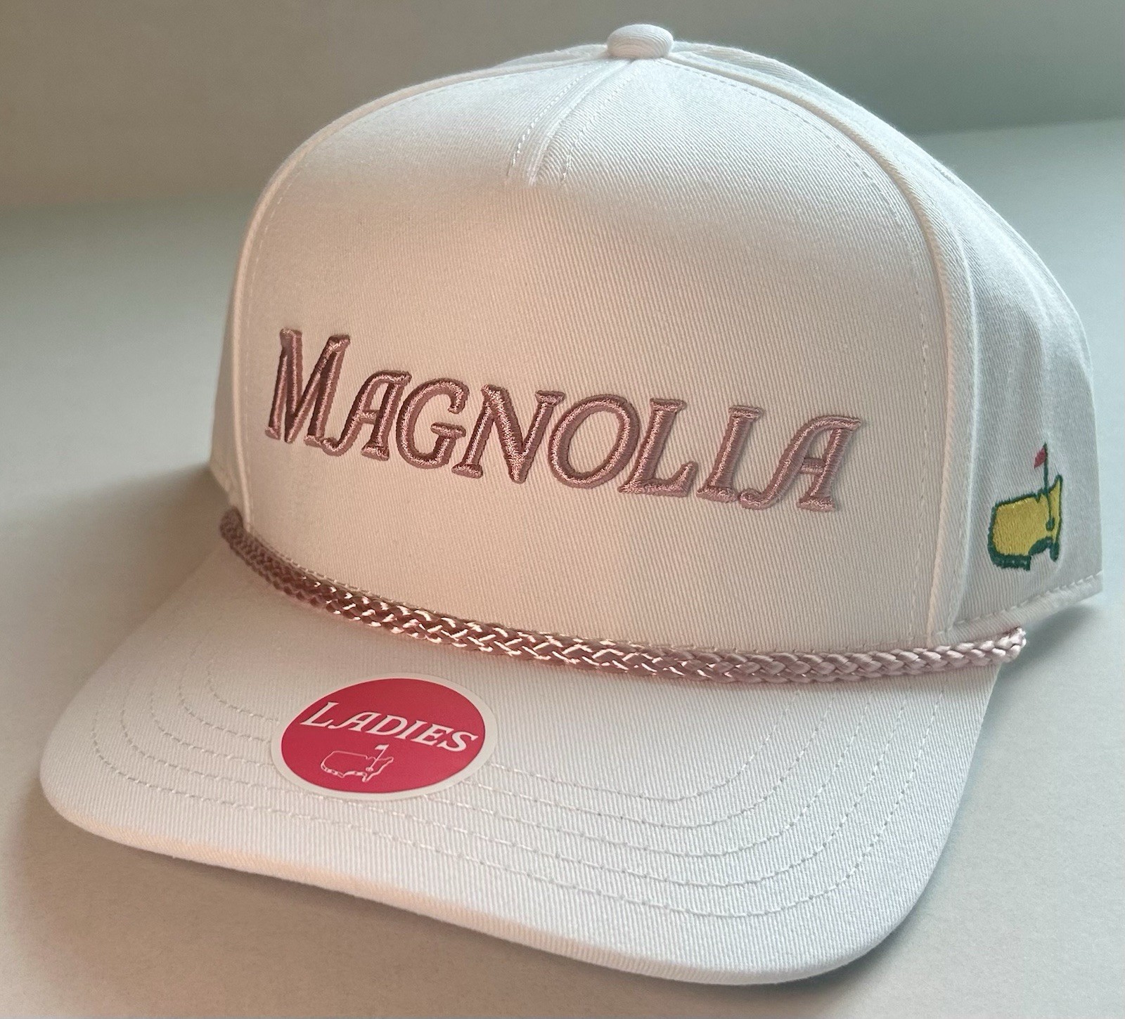 2026 Masters Magnolia White Ladies Rope Hat Cap Augusta National Golf Club 🔥 ⛳