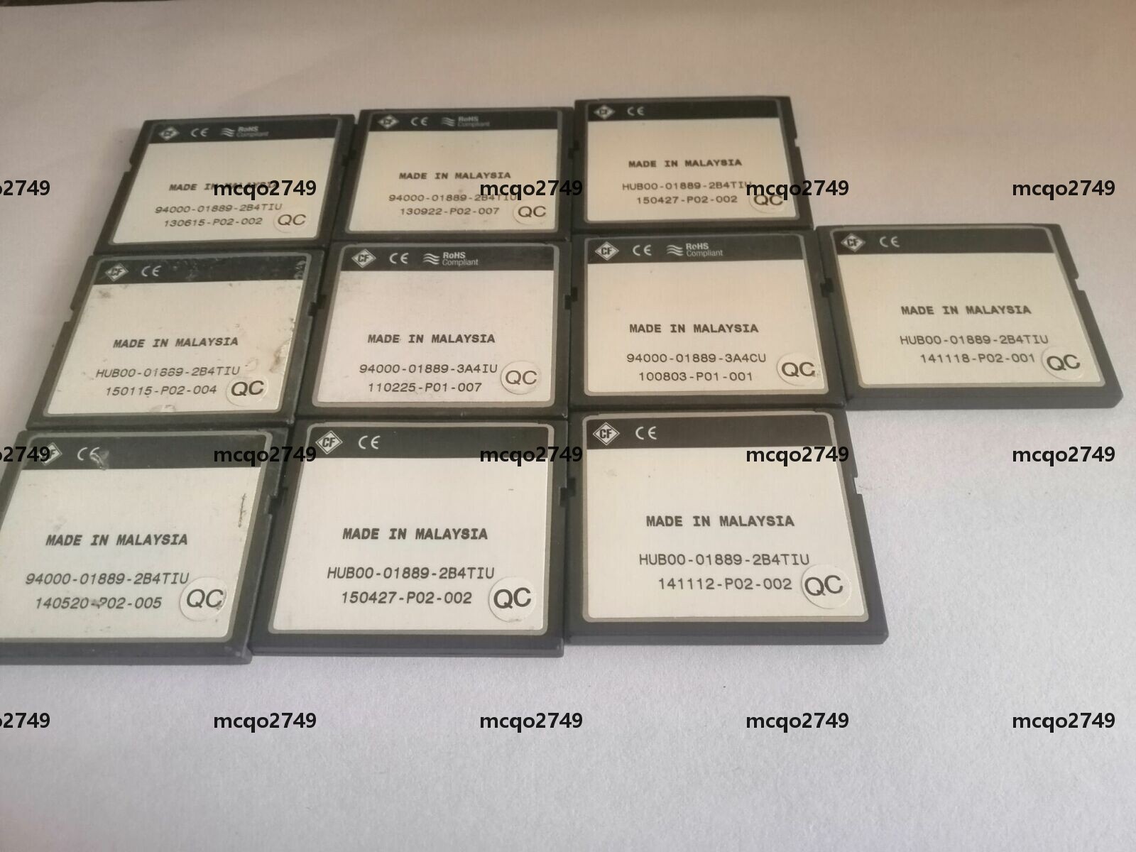 10X STEC 512MB CompactFlash CF Card Memory CARD 512MB SLCF512M2