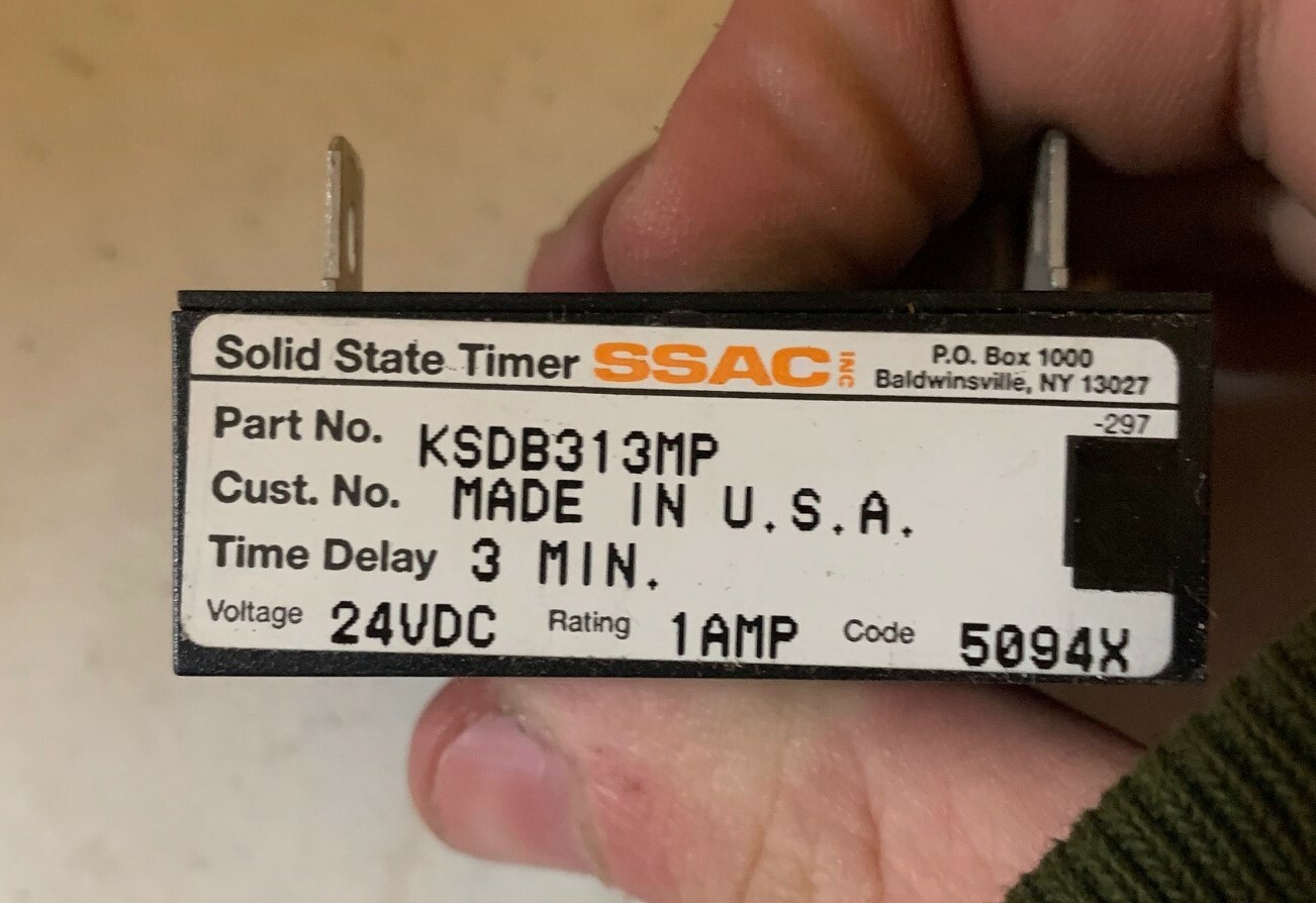 SSAC KSDB313MP SOLID STATE TIMER 24VDC 1A TIME DELAY 3 SECONDS NEW IN BOX