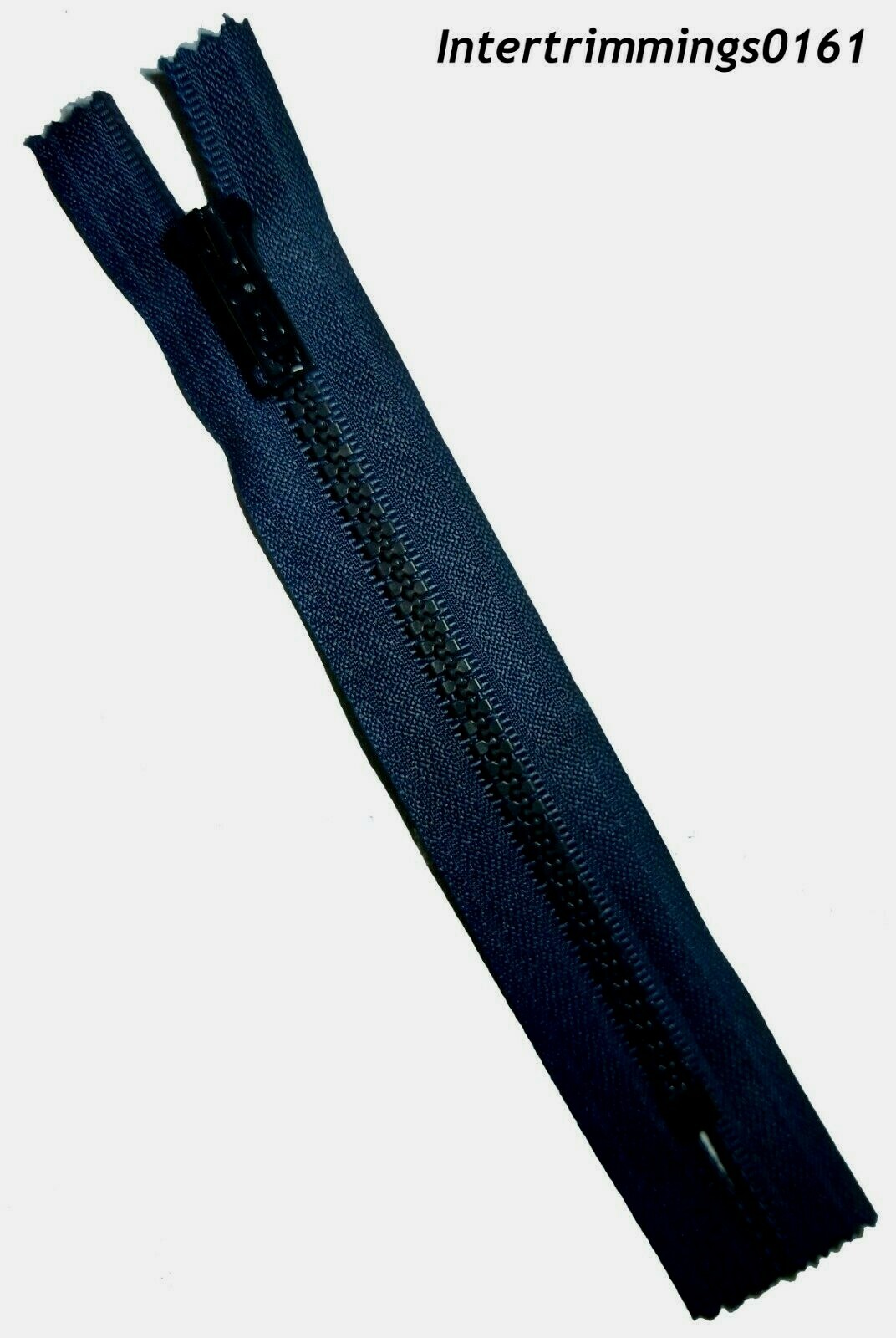 ALBERT ZIP, NAVY, 6"/15CM, CHUNKY PLASTIC TEETH, CLOSED END, NO 5