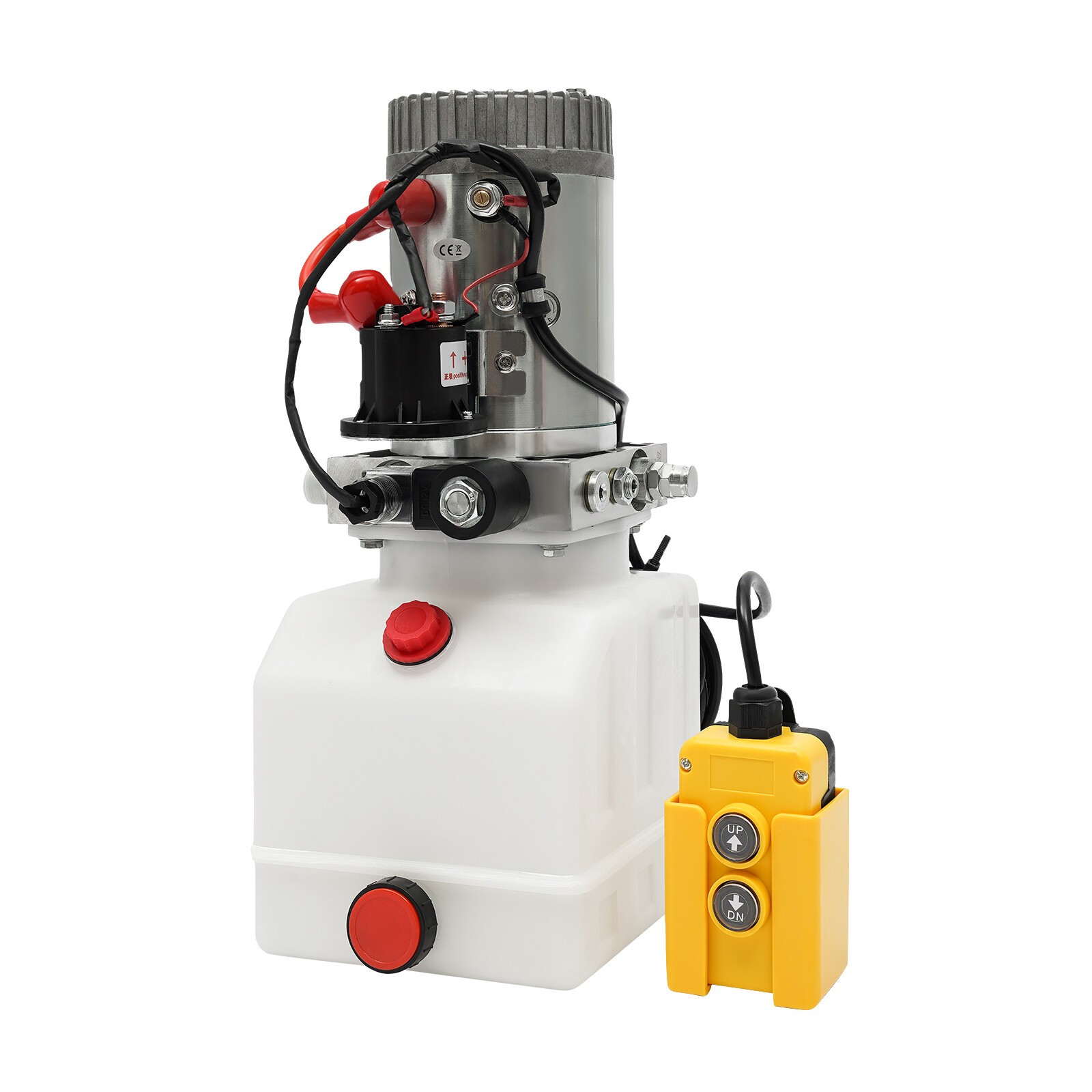 12V 3000W Hydraulic Pump Compact Electric Power Unit w/ Remote Control 2850rpm