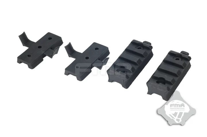 New FMA Fast Helmet Side Guide Rail Adapter Flashlight Mount Base