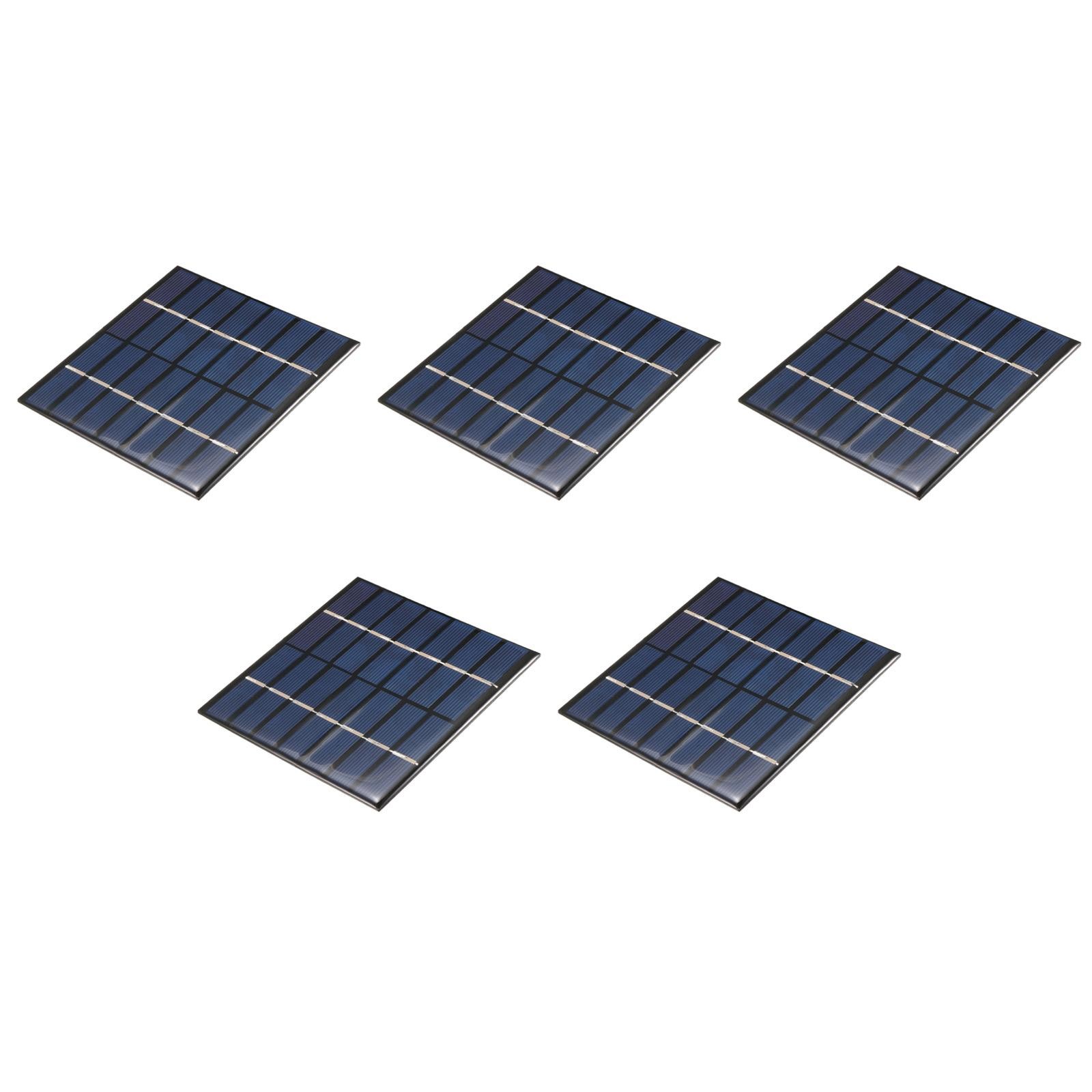 5 Pack 7V 120mA 110mm x 110mm Mini Solar Panel Cell for DIY Electric Project