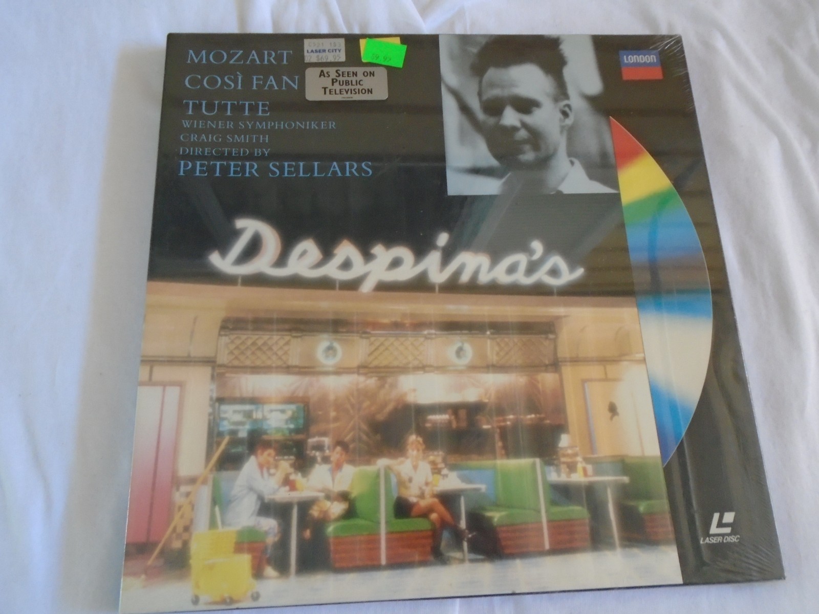 MOZART-COSI FAN TUTTE, WEINER SYMPHONIKER(2 LASER DISC 1990 LONDON) BRAND NEW