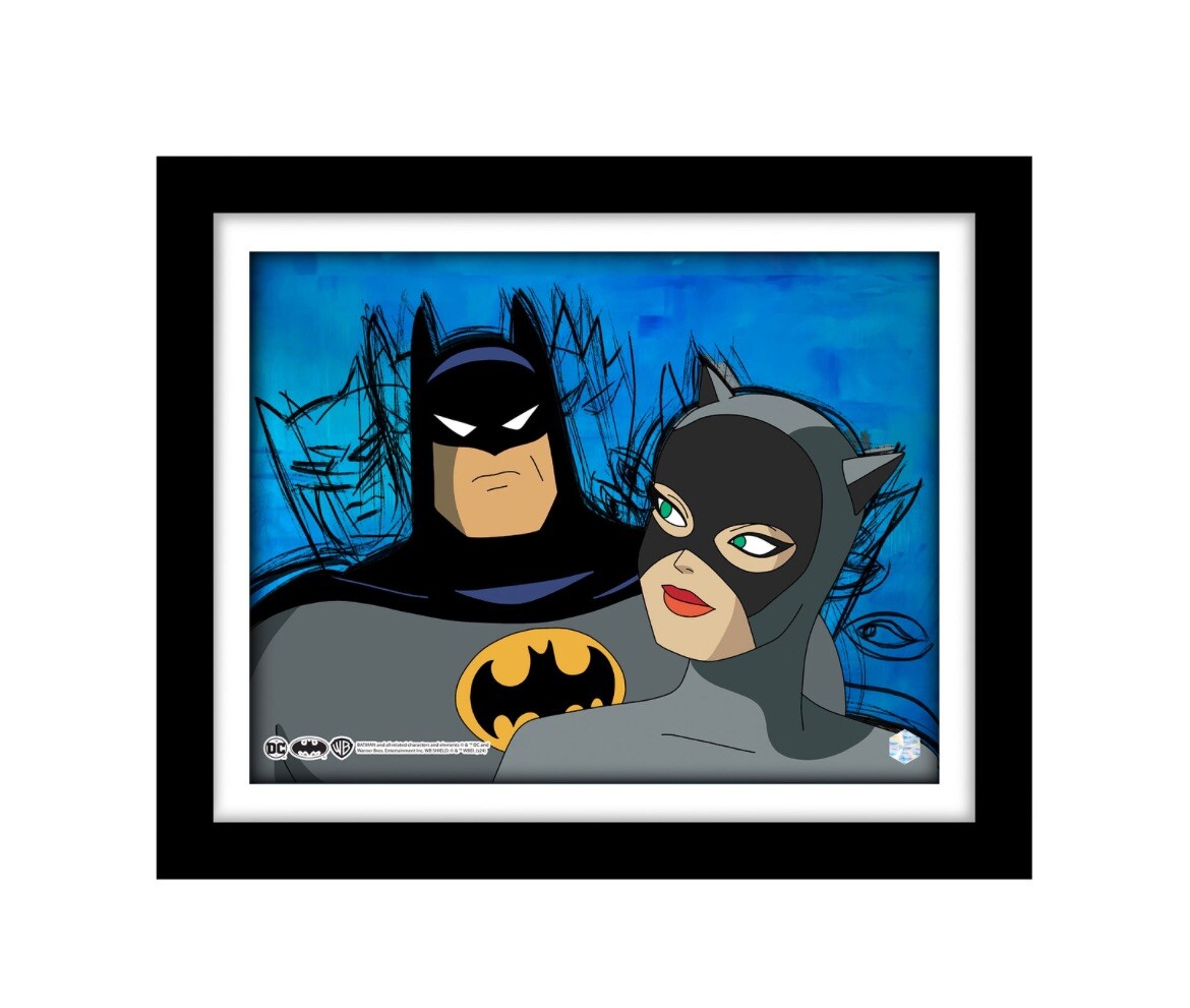 Batman Animation Cel Art Scene - The Cat and The Claw Catwoman #1103