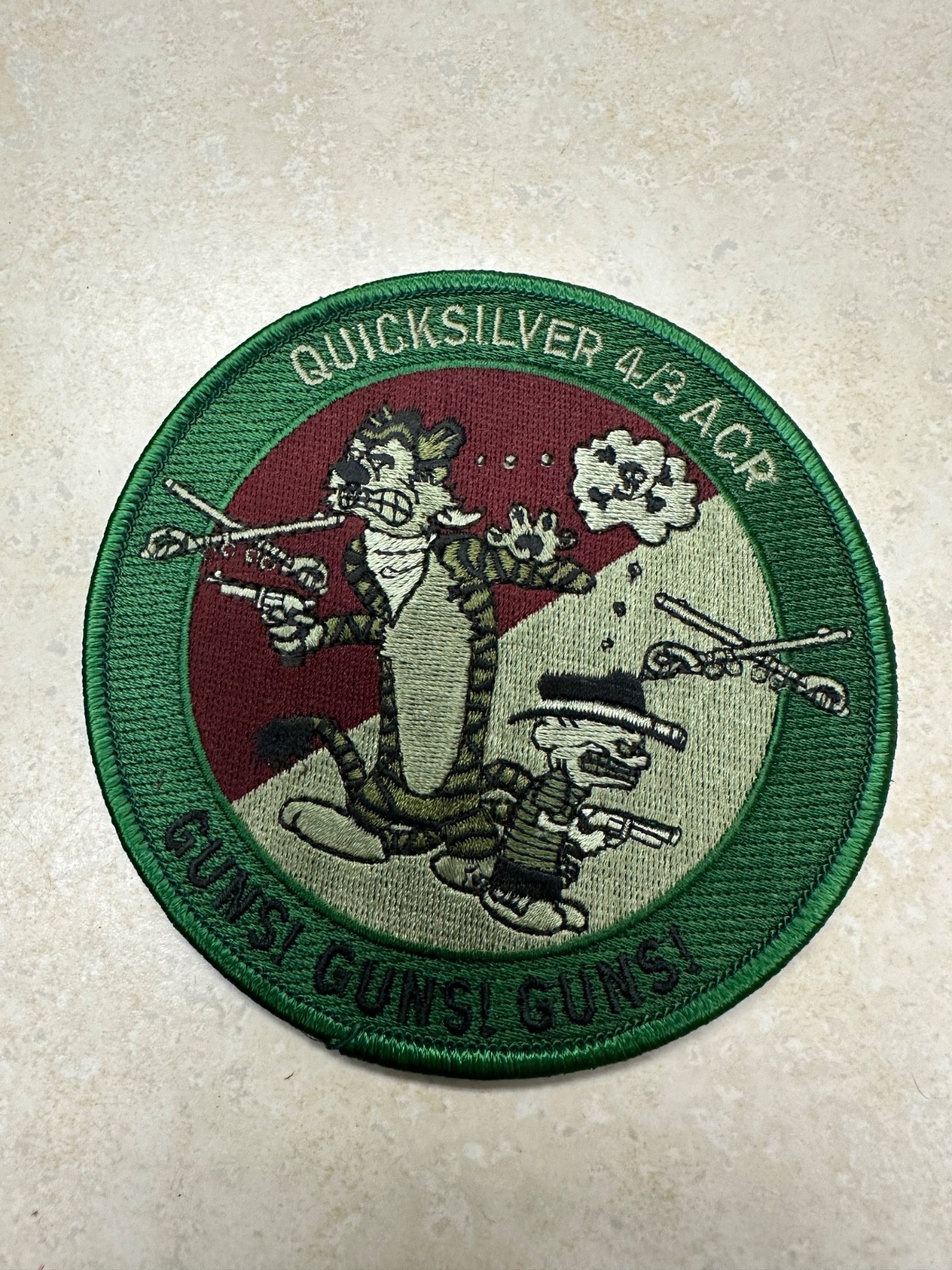 US Military Quicksilver 4/3 ACR Guns Patch