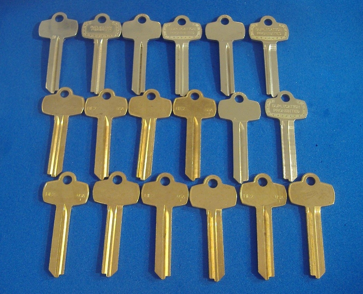140 KEY BLANKS FIT BEST & SARGENT NICKEL SILVER & BRASS