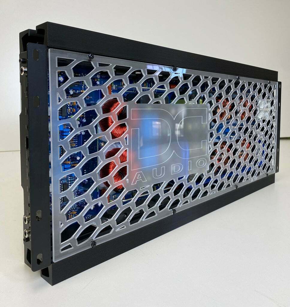 Gately Audio - Amplifier Back Plate for DC Audio 3.5K 1/8 inch Frosted Acrylic