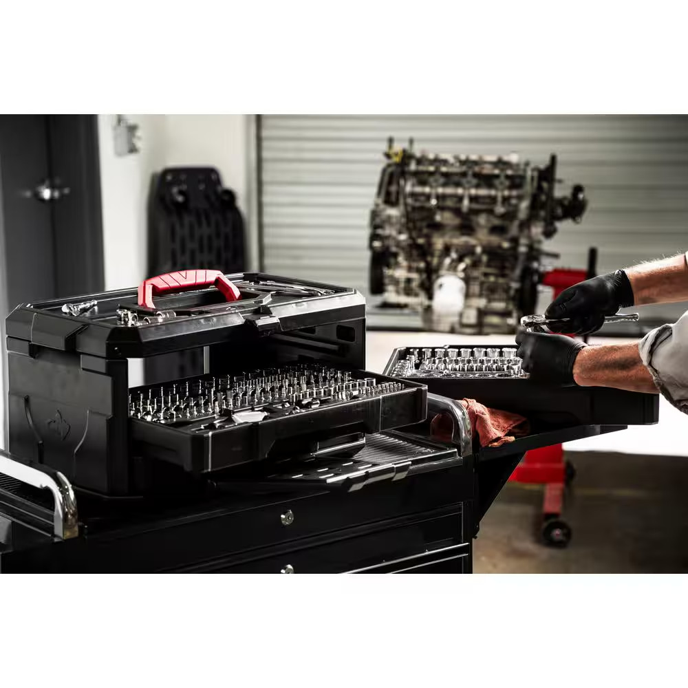 300-Piece Sae/Metric Mechanics Tool Set with Tool Box