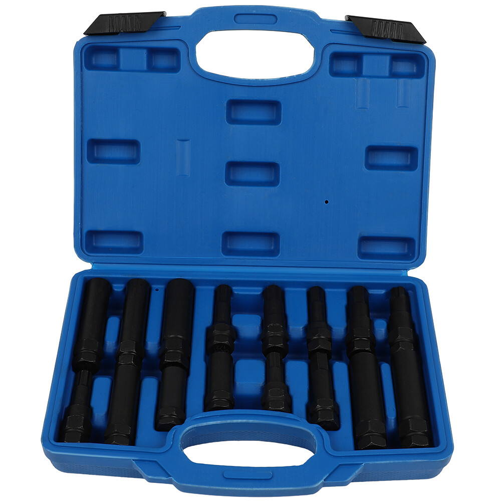 New 16 PCS Security Locking Lug Nut Master Key Set Wheel Lock Removal Kit Tool