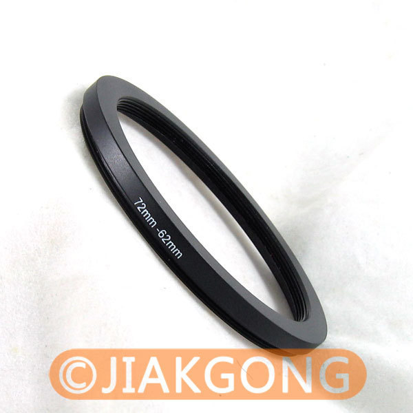 72mm-62mm 72-62 Step Down Filter Ring Stepping Adapter