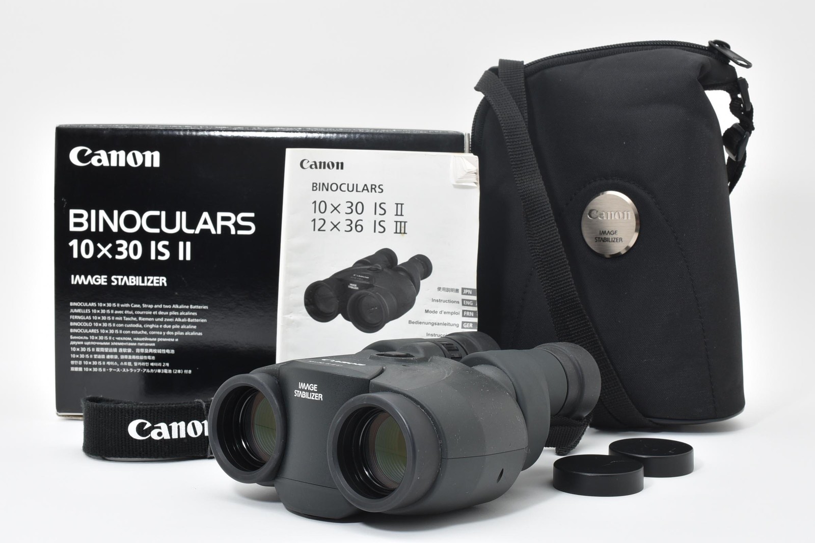 ▶︎[NEAR MINT w/Box] Canon 10x30 IS II Binoculars Image Stabilizer from JAPAN