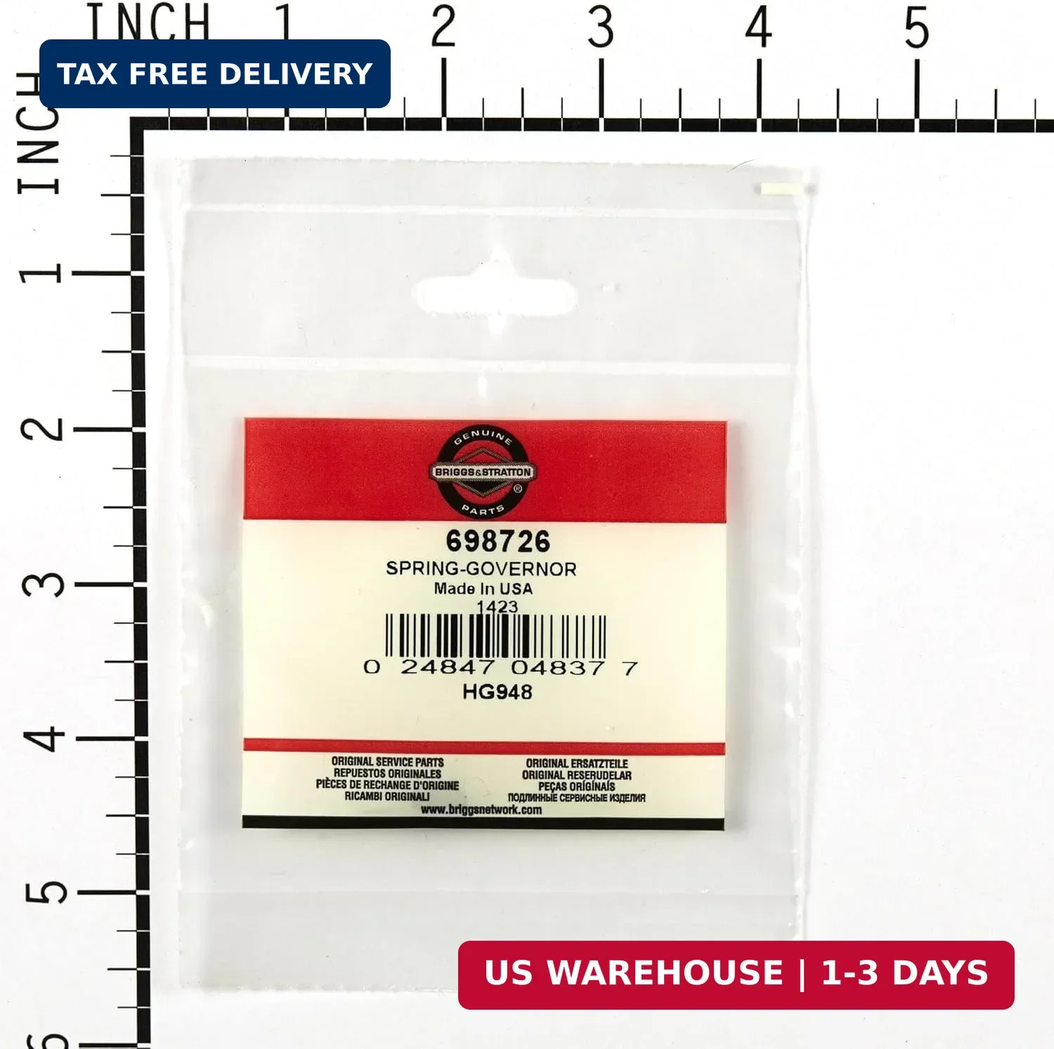 698726 Governor Spring Replacement Part