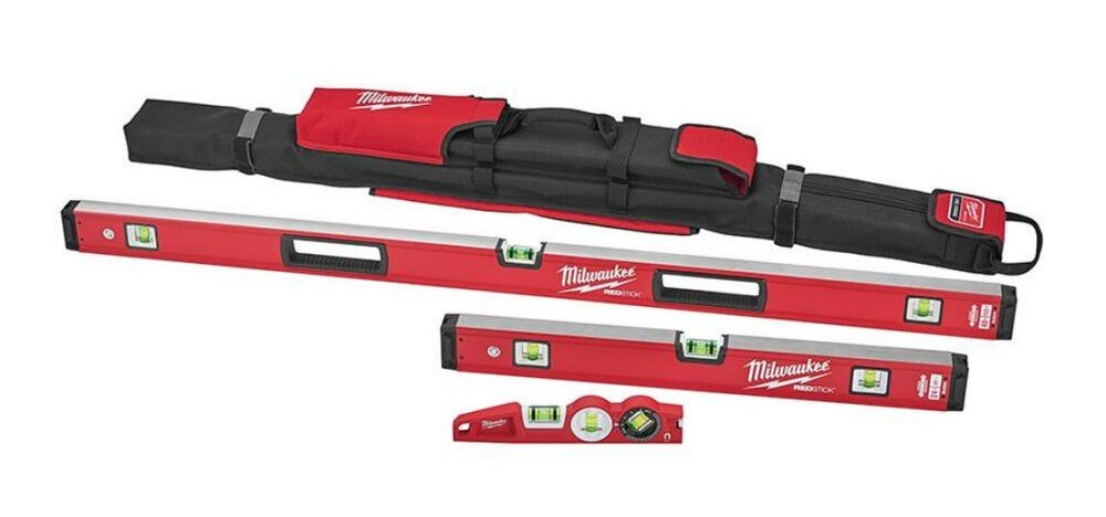 Milwaukee Redstick Starter Level Set - Non-Magnetic