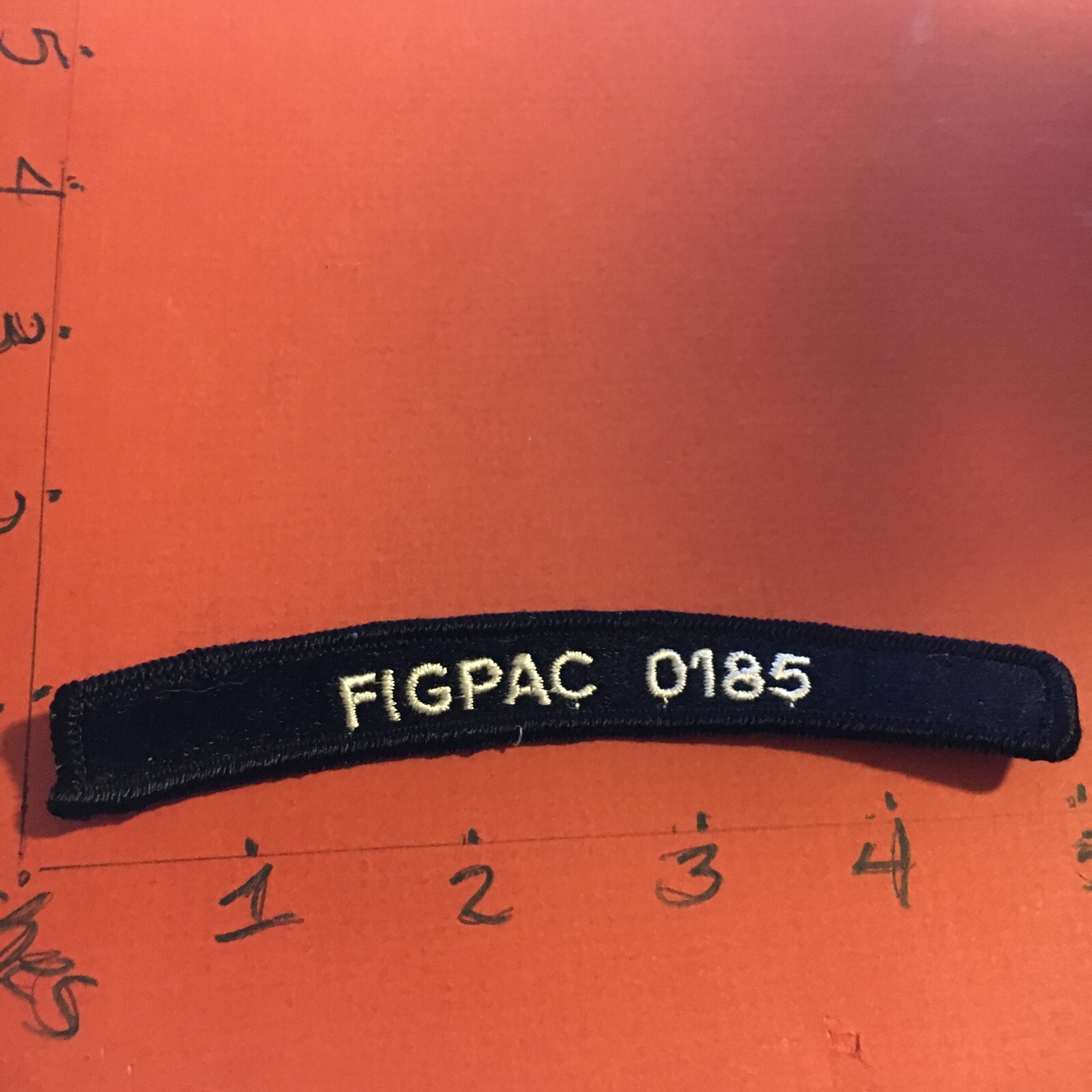 US NAVY SHOULDER STRIP TAB rocker Patch 2/1/23 Figpac 0185