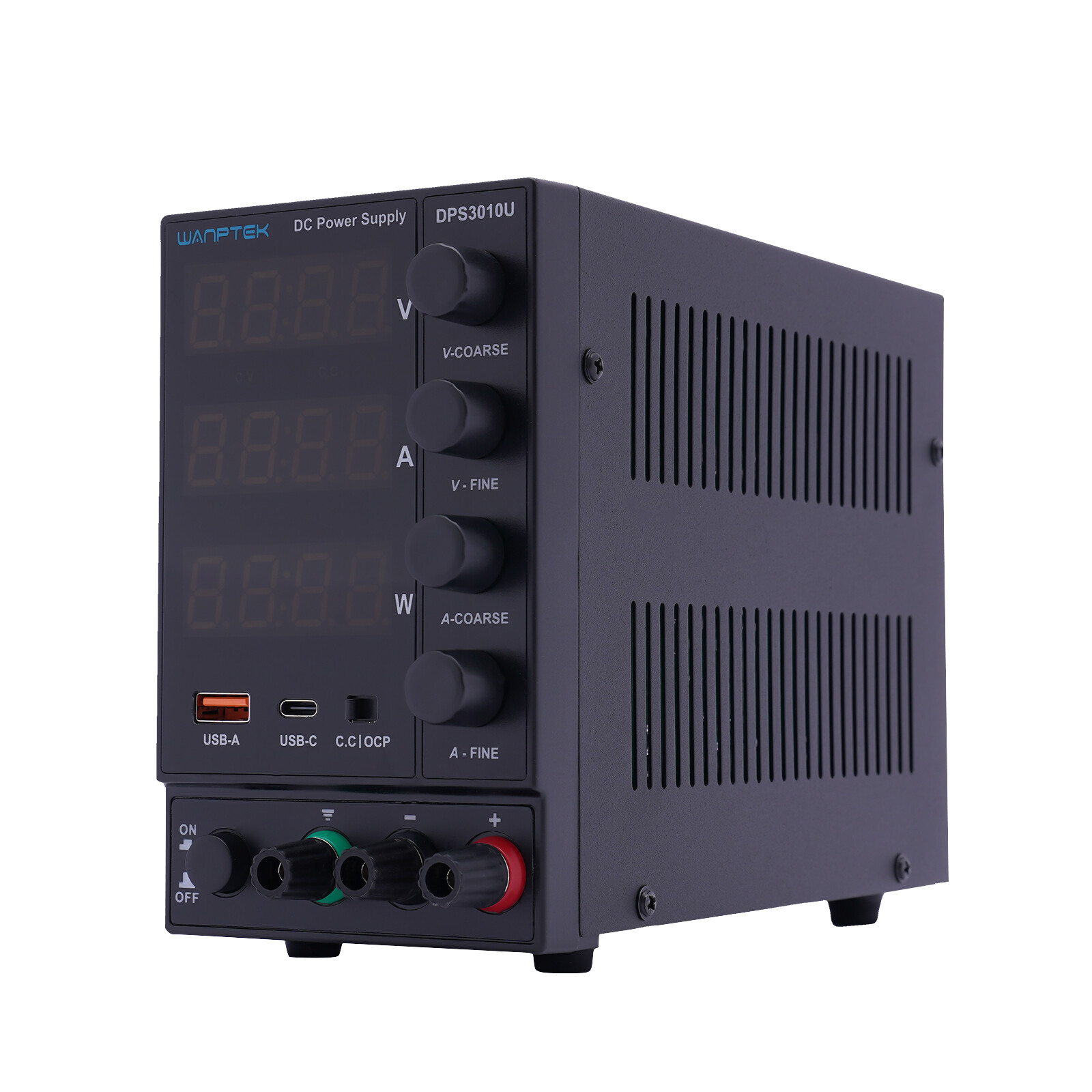 DC 0-30V 0-10A Power Supply Lab Variable Adjustable Regulated Bench Switching