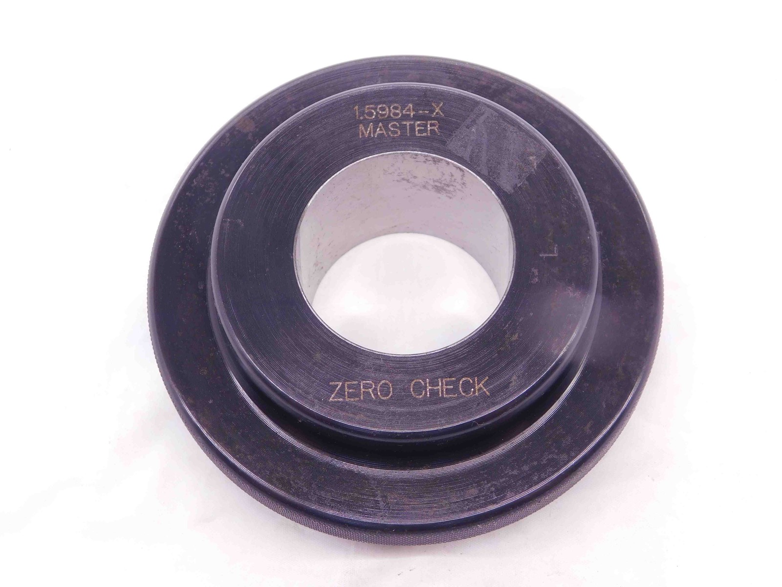 1.5984 CL X MASTER PLAIN BORE RING GAGE 1.5938 +.0046 OVERSIZE 1 19/32 40.599 mm