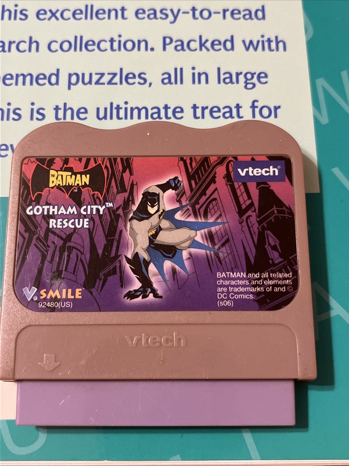 VTech V.Smile The Batman: Gotham City Rescue Game Cartridge Educational Learning