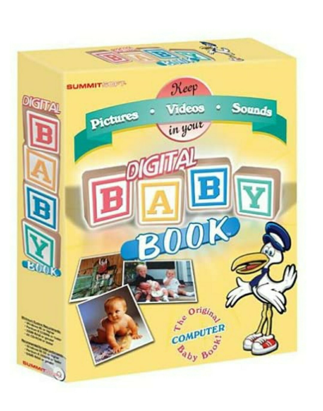 Digital baby book.SummitSoft Keep Pictures Video Sounds In Your Baby Book Album