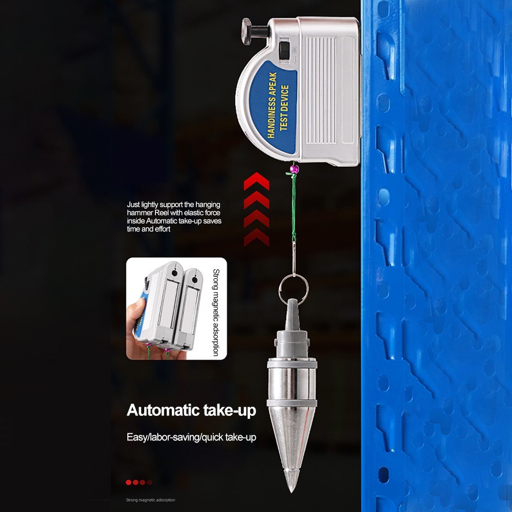 Adjustable 6m Plumb Bob with Magnetic Base Perfect for Vertical Testing Needs